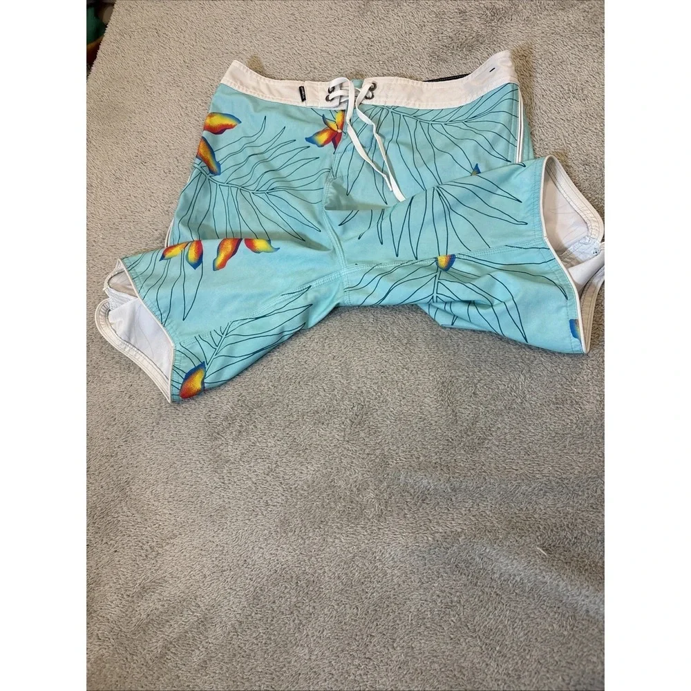 ONeill‎ Hyperfreak Board Shorts Swim Trunks Mens Size 29 Multicolor Floral